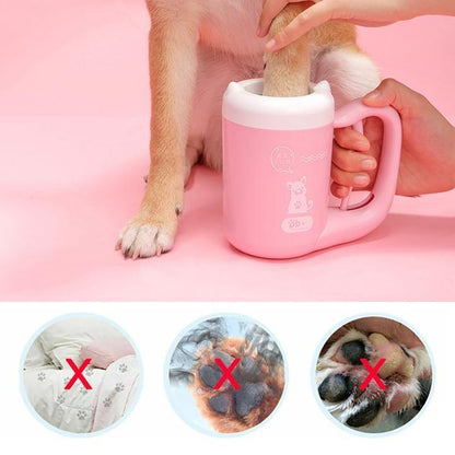 Detergente portatile per zampe di cane