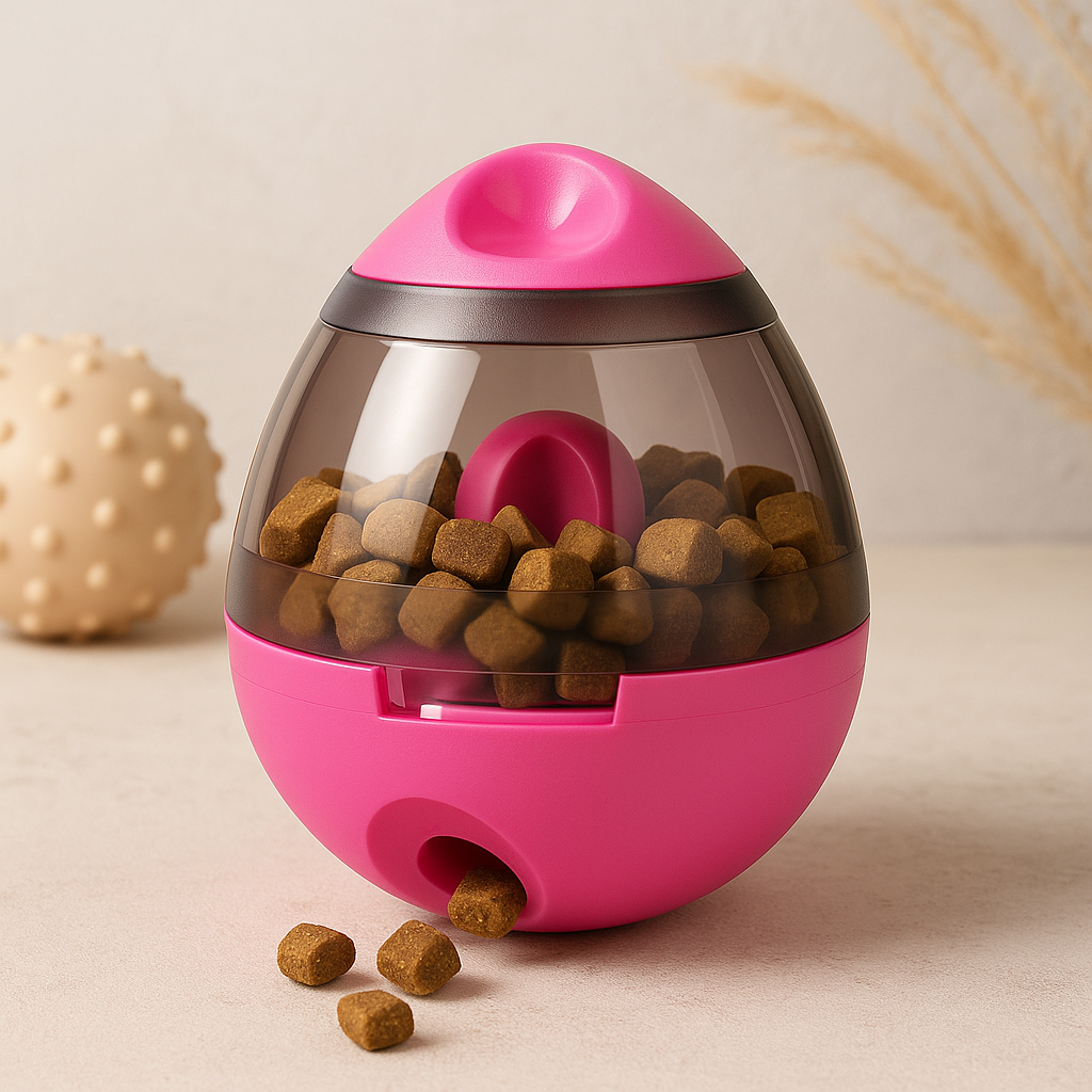 Dispenser interattivo a palla per dolcetti per animali domestici