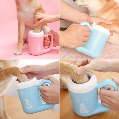 Detergente portatile per zampe di cane
