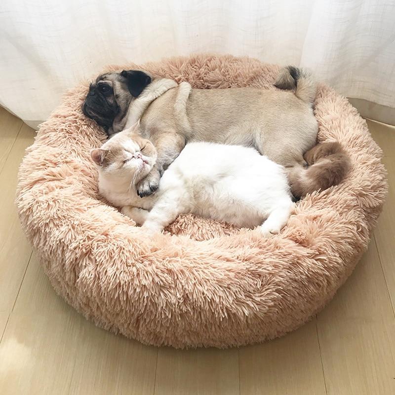 Cuccia Calmante a Ciambella per Cani e Gatti