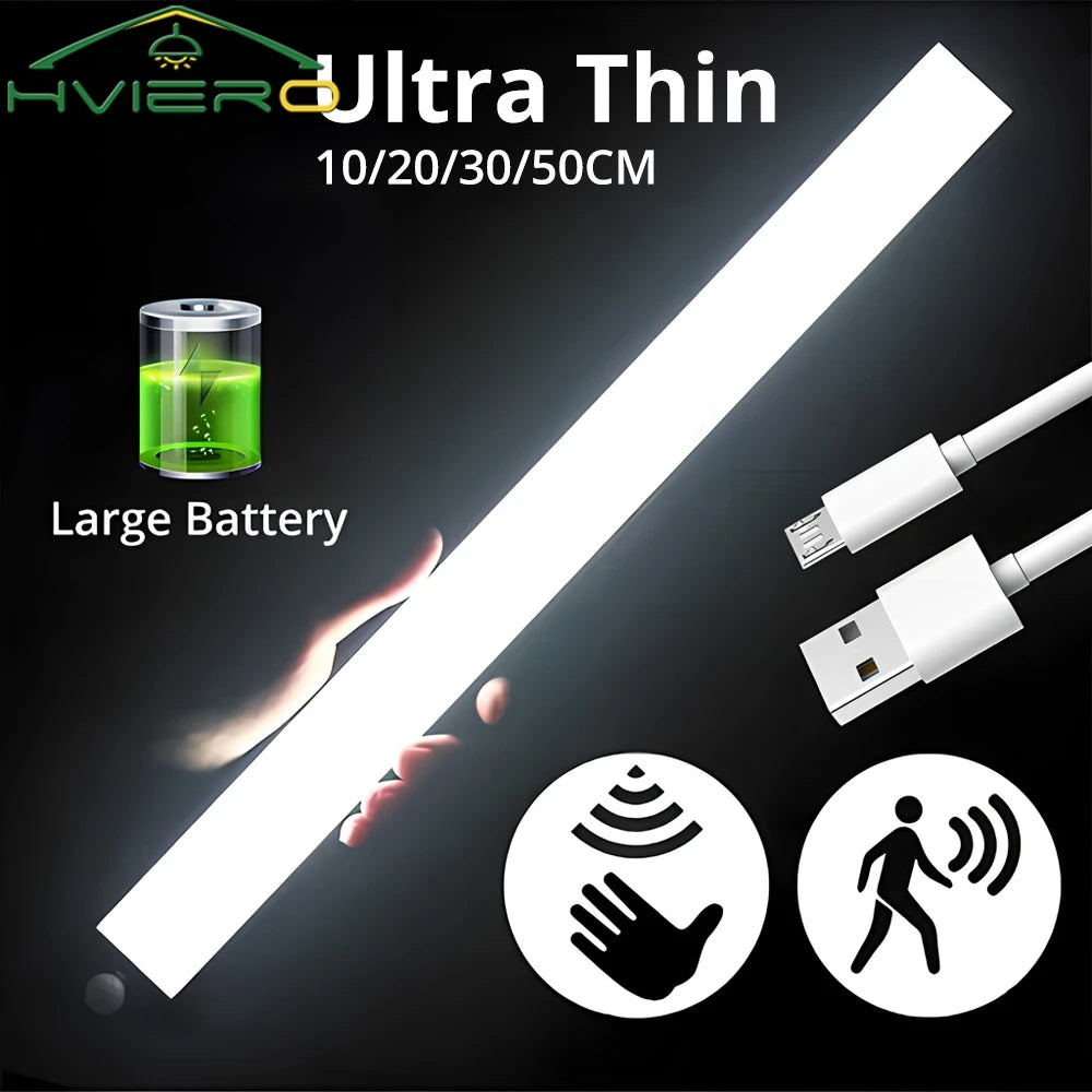 Luce LED con sensore di movimento, ricaricabile e magnetica, per la sicurezza in casa